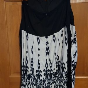 Strapless dress